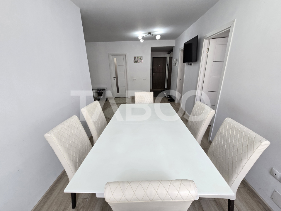 Apartament decomandat 66 utili 3 camere pivnita Turnisor Sibiu