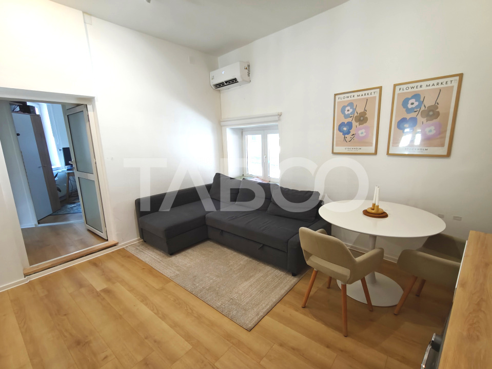 Apartament decomandat cu 2 camere si pivnita in Centrul Istoric Sibiu