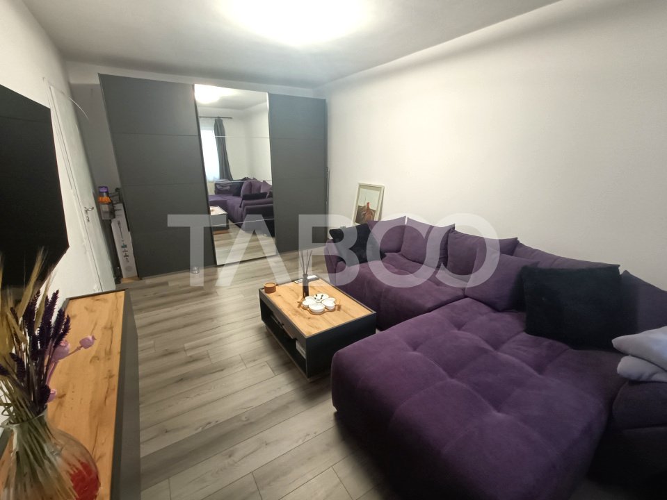Apartament decomandat cu 3 camere - pivnita - zona Valea Aurie Sibiu