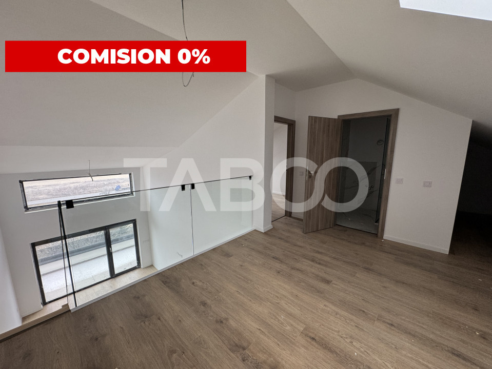 Apartament decomandat cu 4 camere 3 bai 102 mpu balcon de 15 mp Sibiu