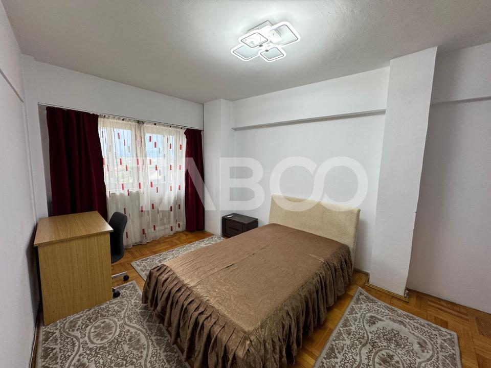 Apartament decomandat de inchiriat 5 camere 2 bai lift Turnisor Sibiu