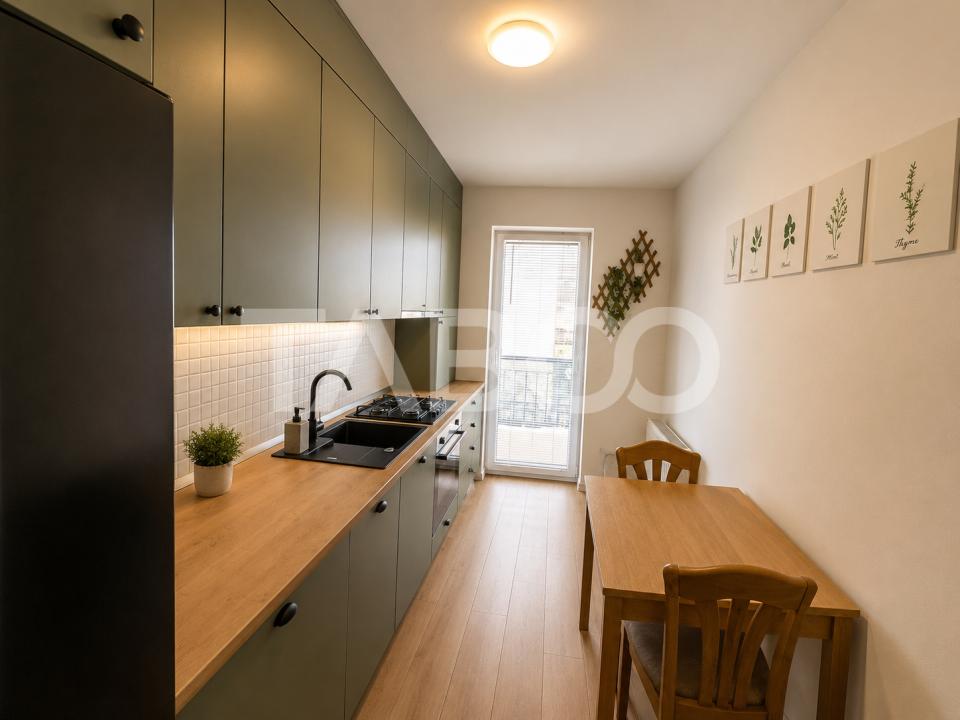 Apartament decomandat de vanzare 2 camere etaj 1 lift balcon bloc nou