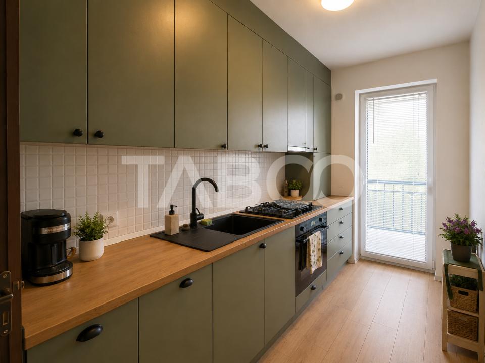 Apartament decomandat de vanzare 2 camere etaj 1 lift balcon bloc nou