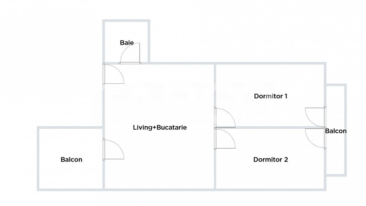 Apartament decomandat de vanzare 3 camere 2 balcoane etajul 1