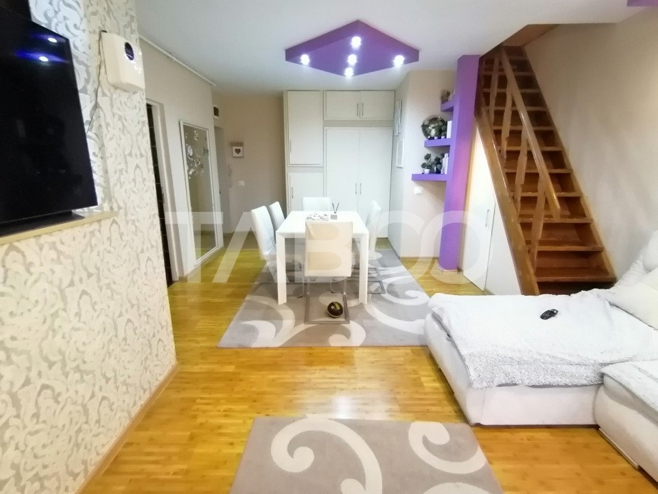 Apartament decomandat de vanzare 3 camere 87 mp utili mobilat Terezian