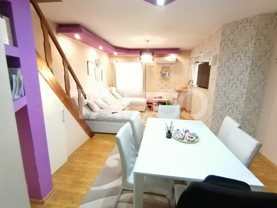 Apartament decomandat de vanzare 3 camere 87 mp utili mobilat Terezian