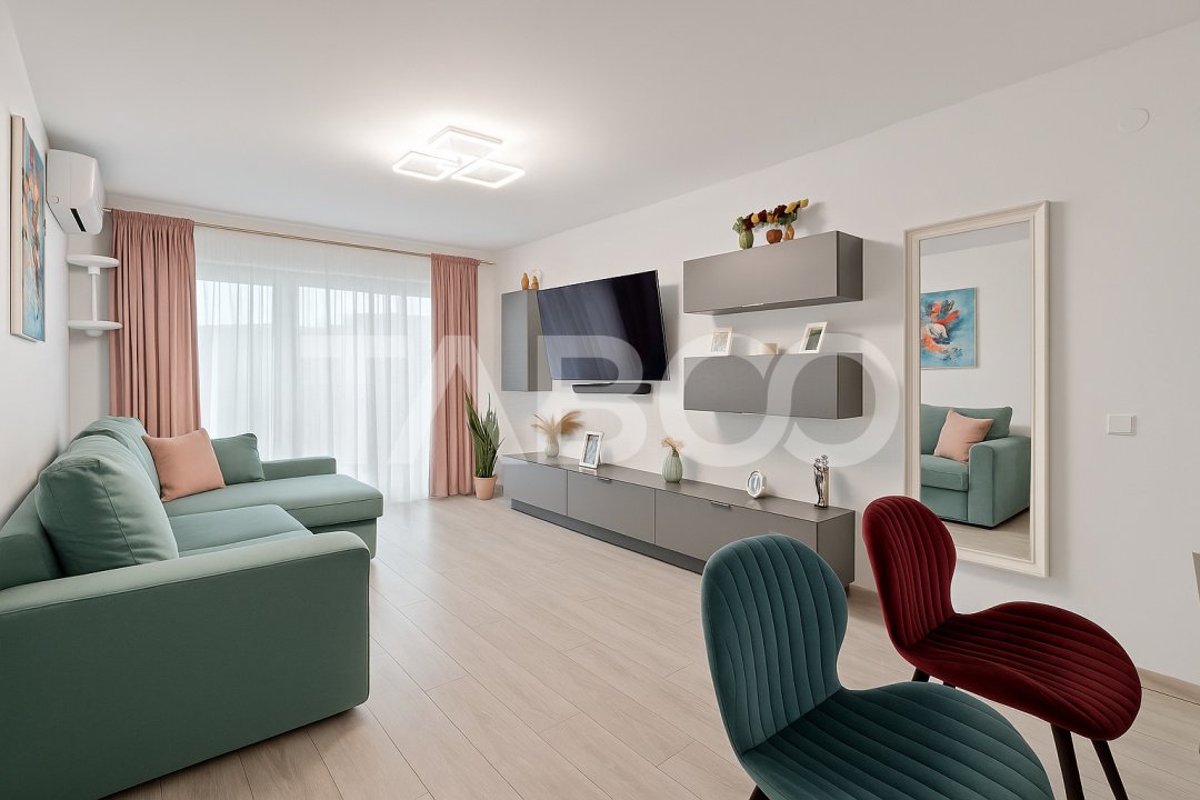 Apartament decomandat de vanzare 3 camere balcon Selimbar Exela