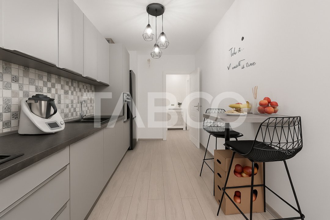 Apartament decomandat de vanzare 3 camere balcon Selimbar Exela