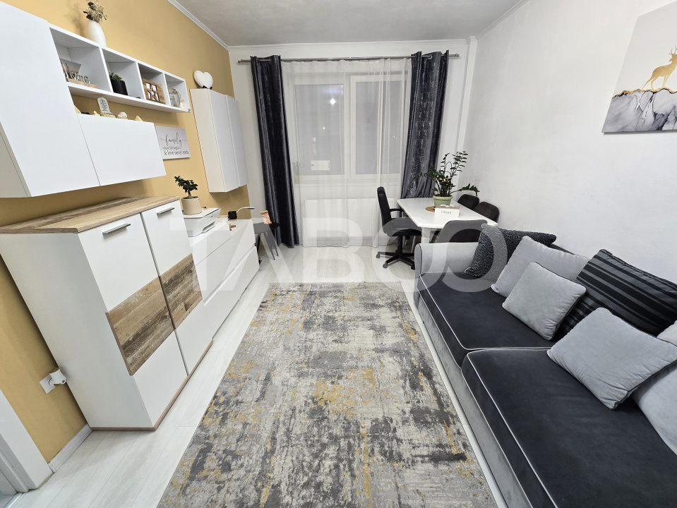 Apartament decomandat de vanzare 51 mpu 2 camere balcon Turnisor Sibiu