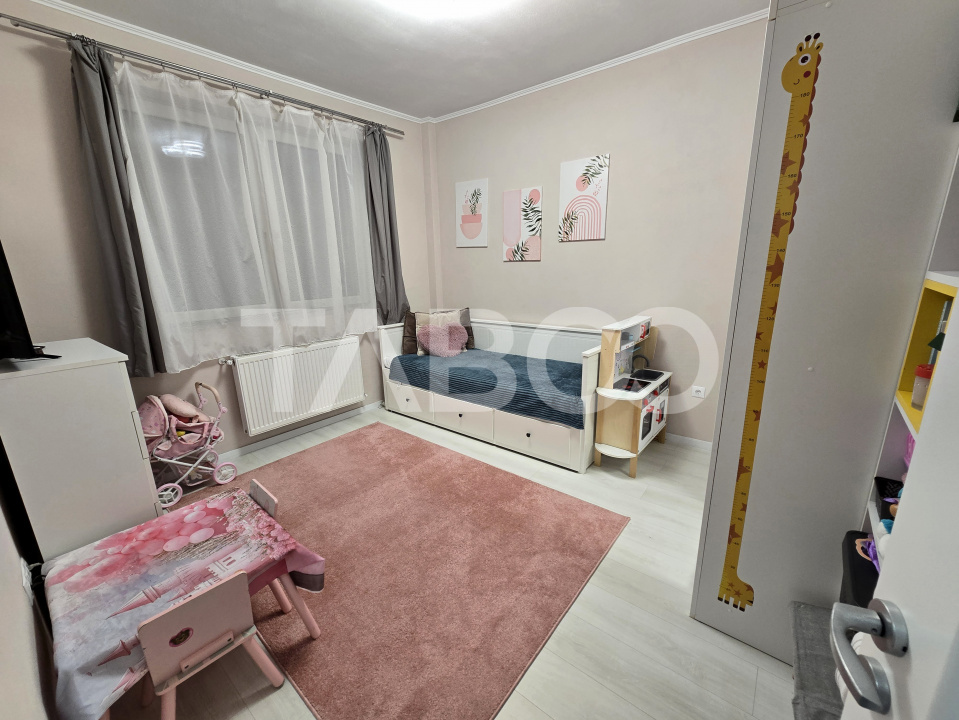 Apartament decomandat de vanzare 51 mpu 2 camere balcon Turnisor Sibiu