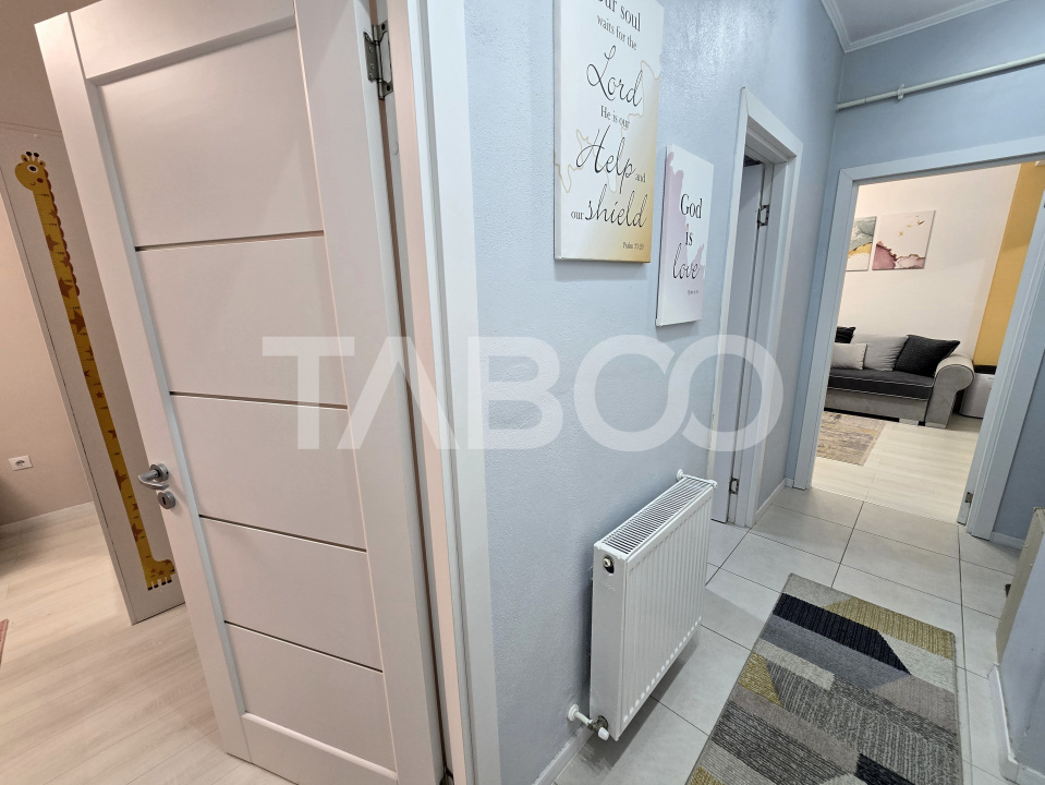 Apartament decomandat de vanzare 51 mpu 2 camere balcon Turnisor Sibiu