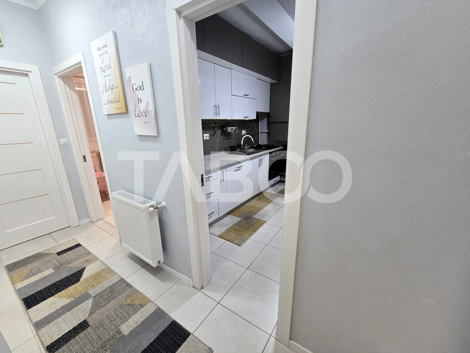 Apartament decomandat de vanzare 51 mpu 2 camere balcon Turnisor Sibiu