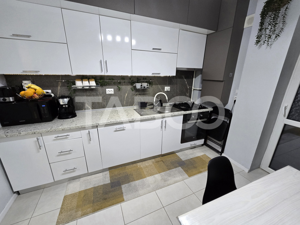 Apartament decomandat de vanzare 51 mpu 2 camere balcon Turnisor Sibiu