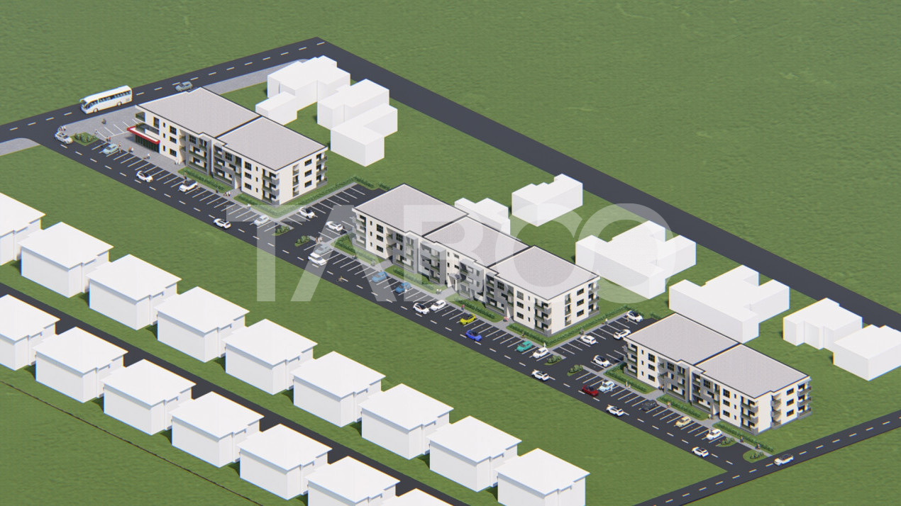 Apartament decomandat de vanzare 52 mpu 2 camere 2 logii loc parcare