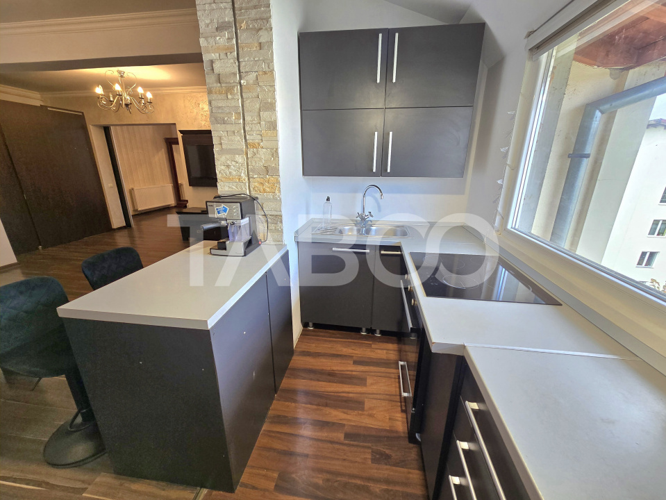 Apartament decomandat de vanzare cu 3 camere mobilat in Turnisor Sibiu