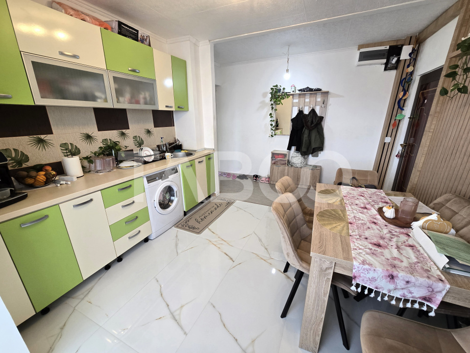 Apartament decomandat de vanzare mobilat pivnita Vasile Aaron Sibiu 