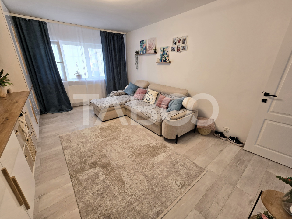 Apartament decomandat de vanzare mobilat pivnita Vasile Aaron Sibiu 