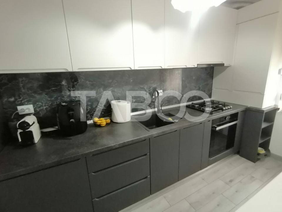 Apartament decomandat de vanzare mobilat utilat balcon Selimbar Sibiu