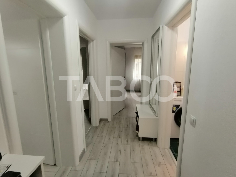 Apartament decomandat de vanzare mobilat utilat balcon Selimbar Sibiu