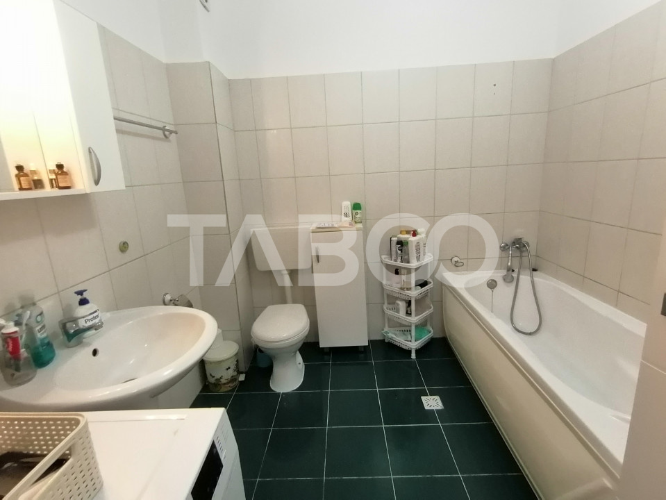 Apartament decomandat de vanzare mobilat utilat balcon Selimbar Sibiu