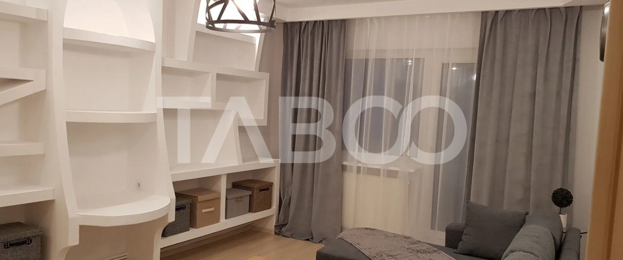 Apartament decomandat mobilat utilat 3 camere 76 mpu balcon 4 mp