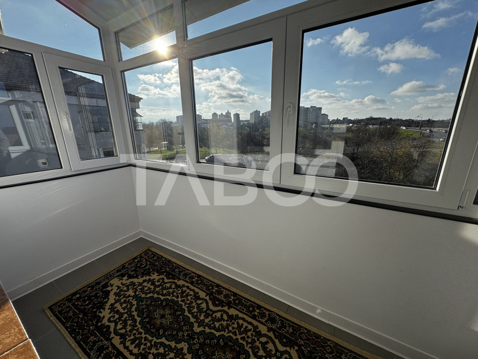 Apartament decomandat renovat complet 2 camere 51 mpu 2 balcoane Sibiu