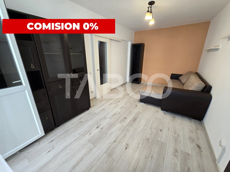 Apartament decomandat renovat mobilat balcon logie Rahovei Sibiu