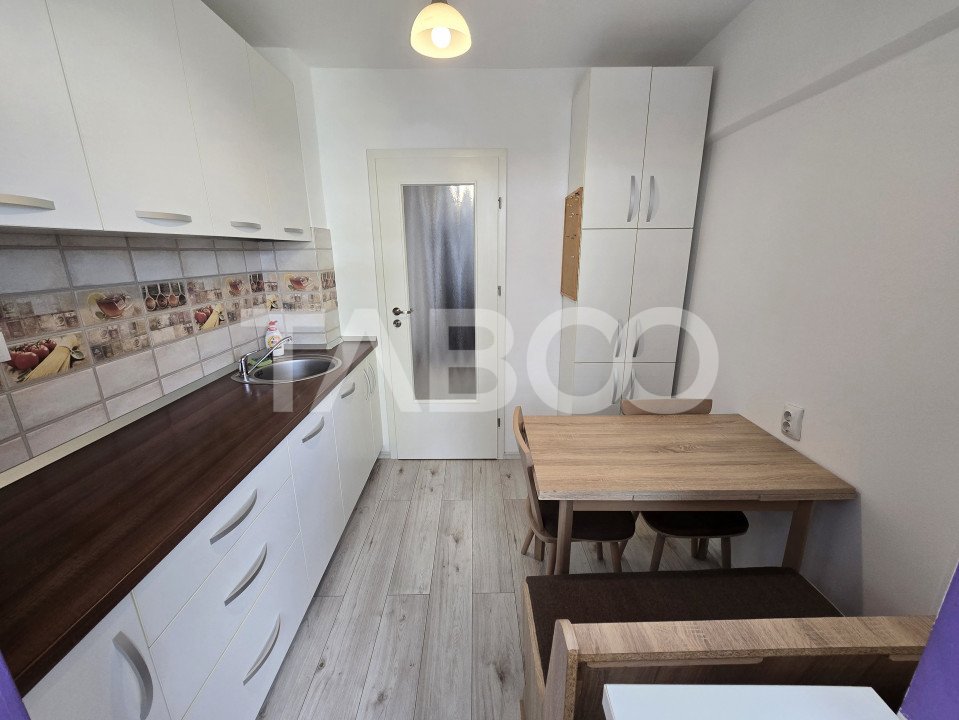 Apartament decomandat renovat mobilat balcon logie Rahovei Sibiu