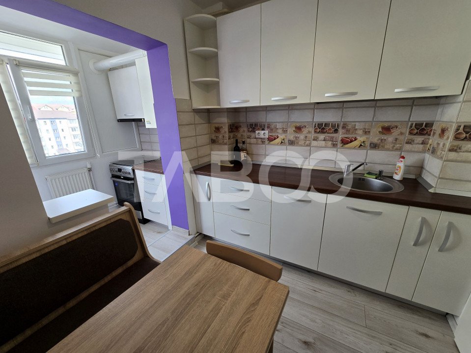 Apartament decomandat renovat mobilat balcon logie Rahovei Sibiu