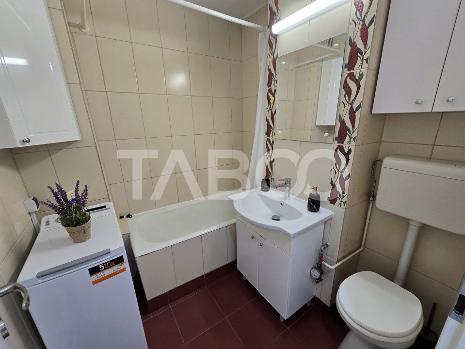 Apartament decomandat renovat mobilat balcon logie Rahovei Sibiu