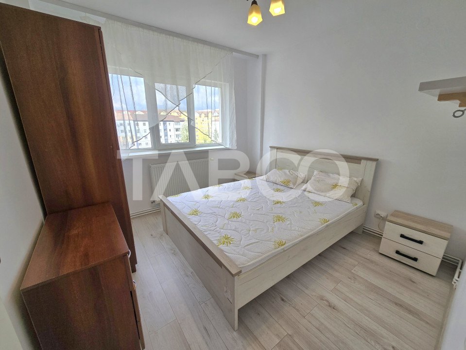 Apartament decomandat renovat mobilat balcon logie Rahovei Sibiu