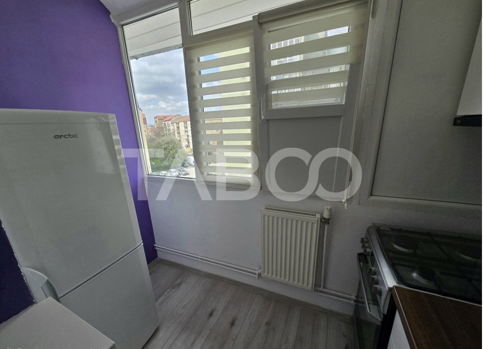Apartament decomandat renovat mobilat balcon logie Rahovei Sibiu