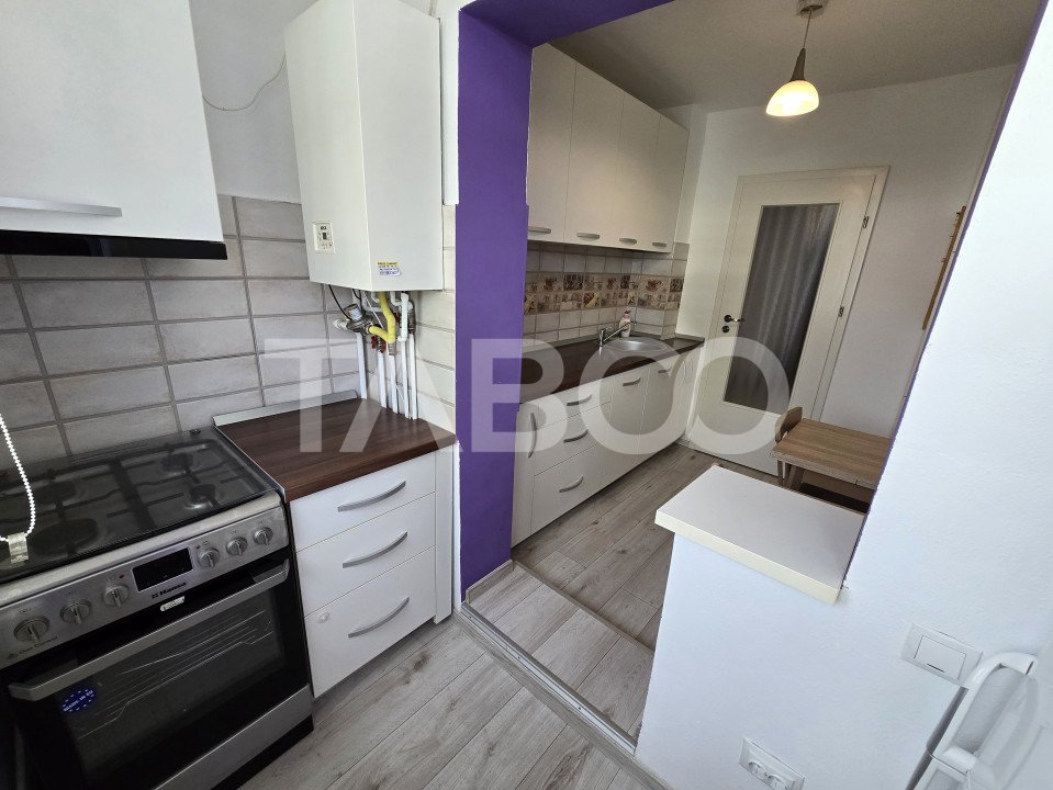 Apartament decomandat renovat mobilat balcon logie Rahovei Sibiu