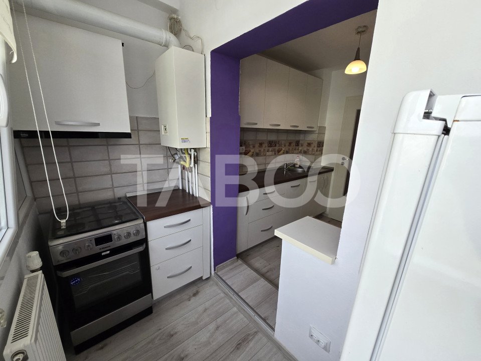 Apartament decomandat renovat mobilat balcon logie Rahovei Sibiu