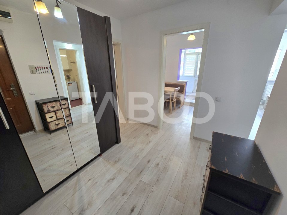 Apartament decomandat renovat mobilat balcon logie Rahovei Sibiu