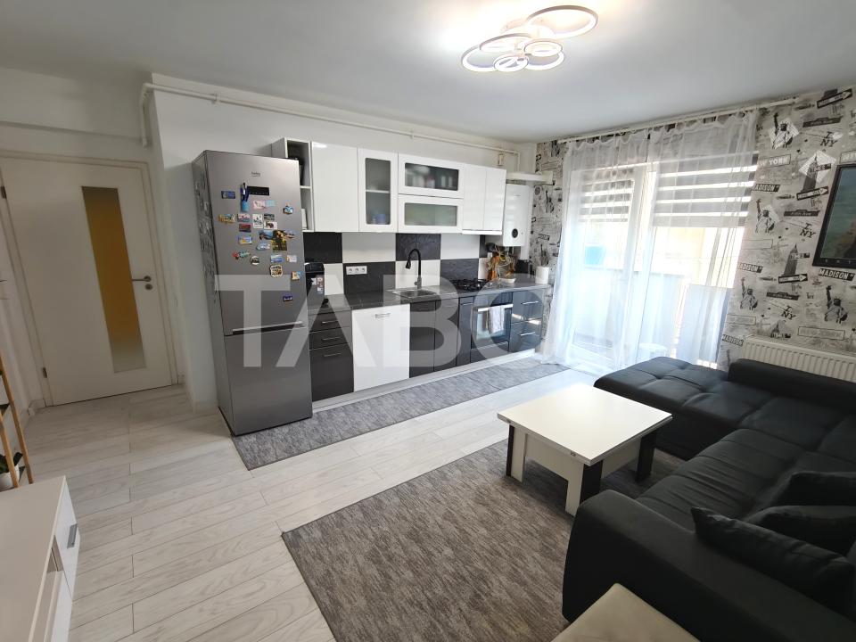 Apartament decomantat 3 camere 2 bai 70 mp utili cu parcare subterana