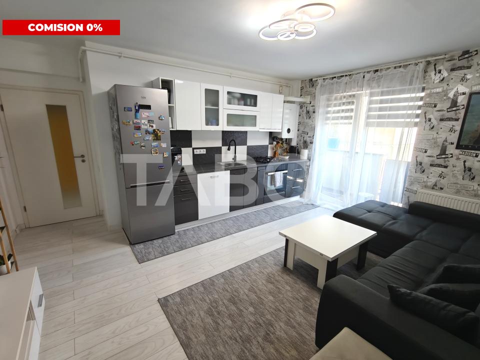 Apartament decomantat 3 camere 2 bai 70 mp utili cu parcare subterana in Sibiu - Bieltz Eduard Albert
