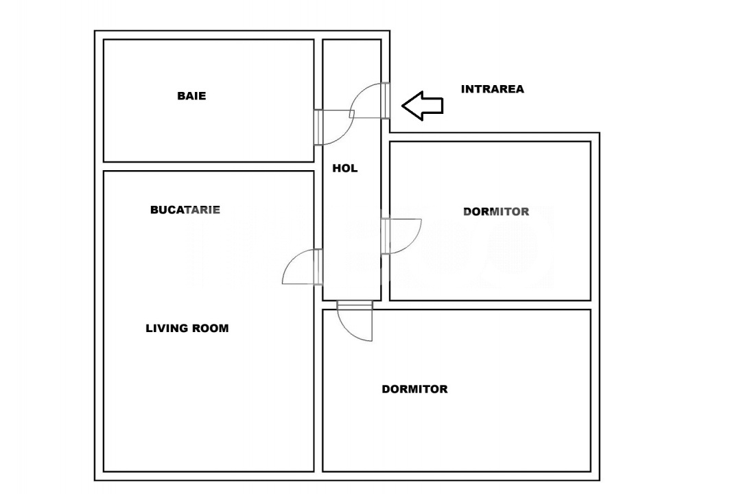Apartament etaj 1 in zona Calea Poplacii 3 camere si balcon