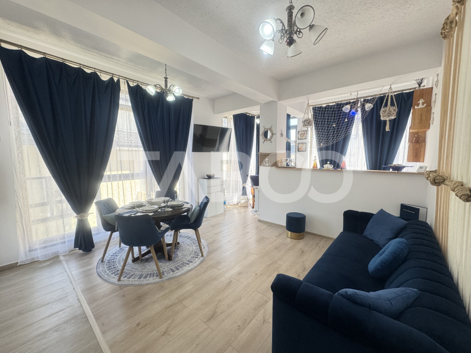Apartament etaj intermediar 3 camere 2 bai 62 mpu Doamna Stanca Sibiu