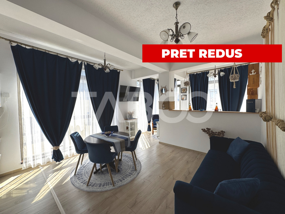 Apartament etaj intermediar 3 camere 2 bai 62 mpu Doamna Stanca Sibiu