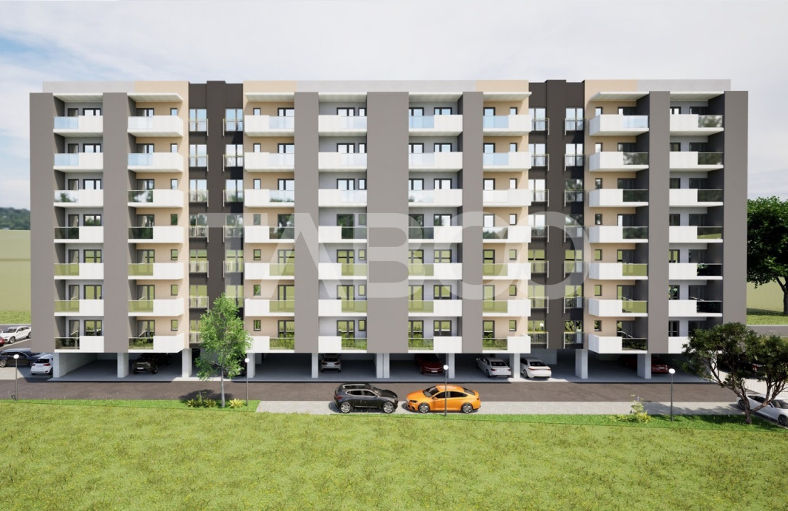 Apartament FARA COMISION 2 camere si balcon etaj 6 Sibiu Dna Stanca