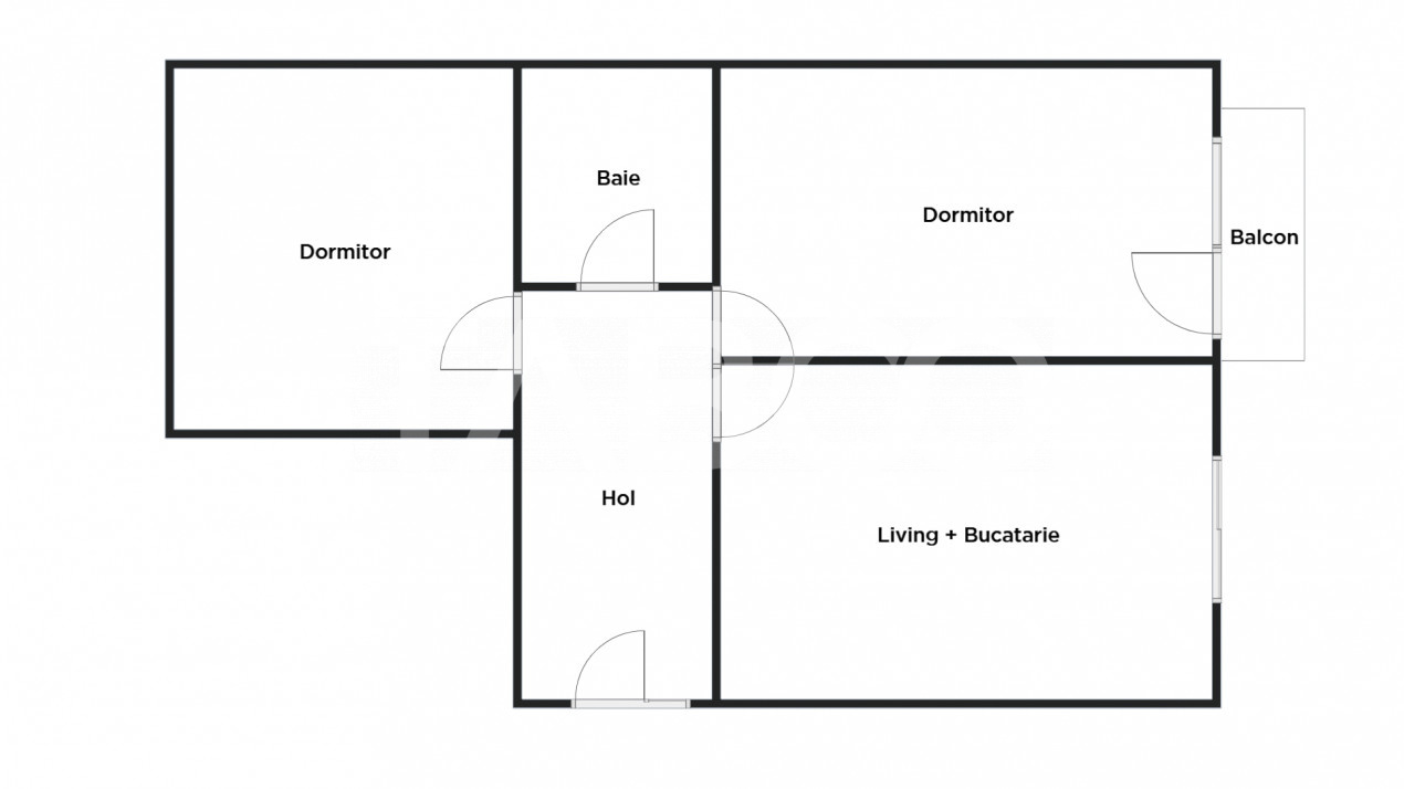 Apartament intabulat 3 camere balcon - etaj 1 - parcare - Comision 0