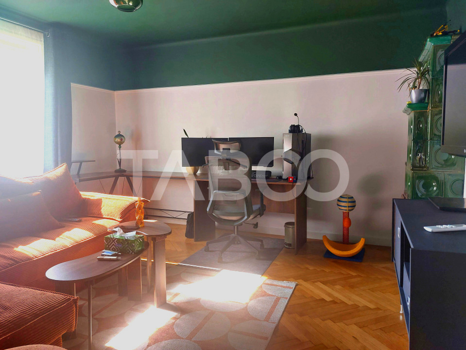 Apartament la casa 82 mp 2 camere teren 400 mp doar 1 vecin Cisnadie