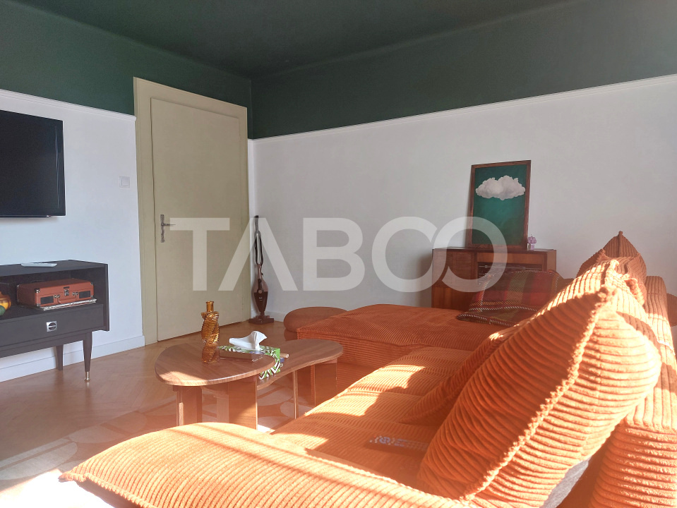 Apartament la casa 82 mp 3 camere gradina 400 mp doar 1 vecin Cisnadie