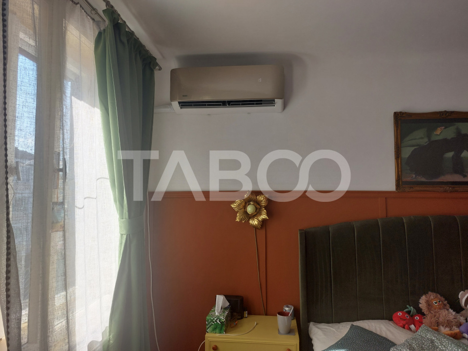Apartament la casa 82 mp 3 camere gradina 400 mp doar 1 vecin Cisnadie