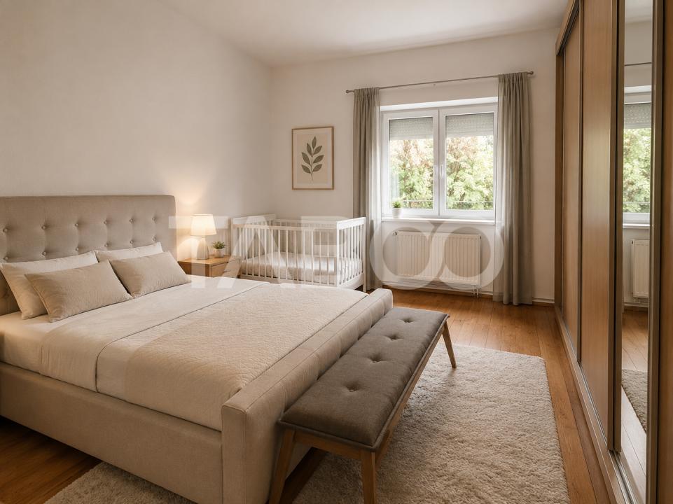 Apartament la casa de vanzare 2 camere - curte comuna cu 3 vecini