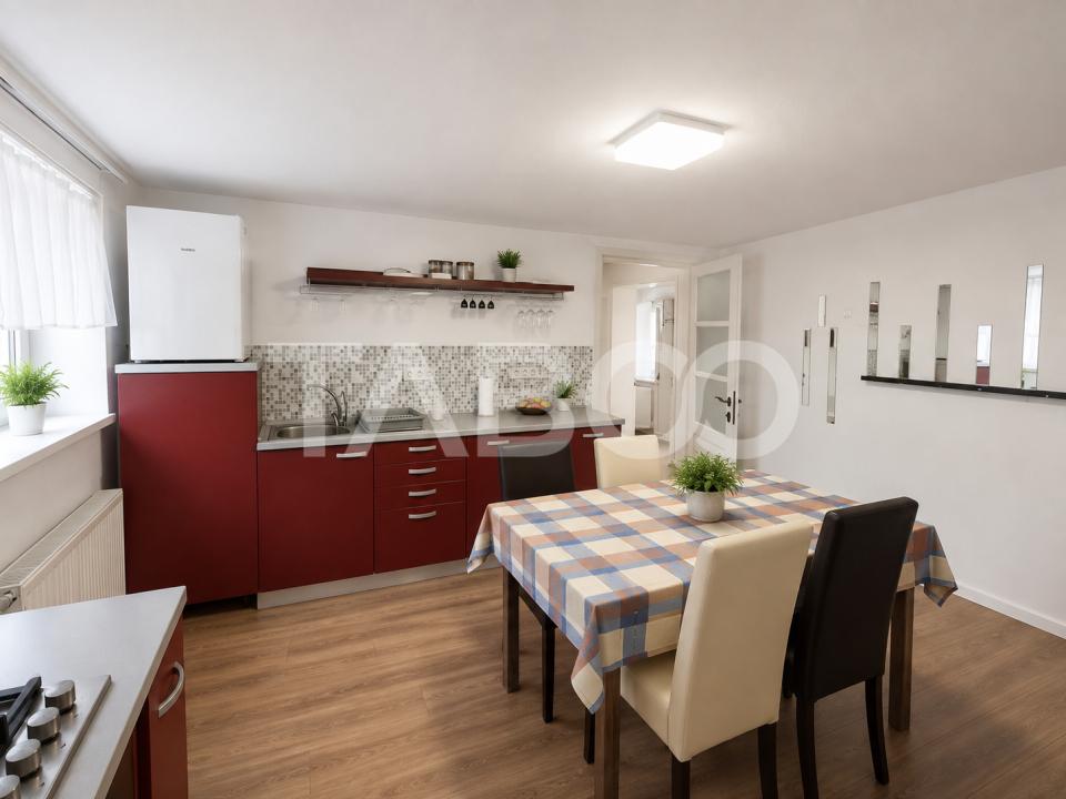 Apartament la casa de vanzare langa Sub Arini- 3 camere si gradina