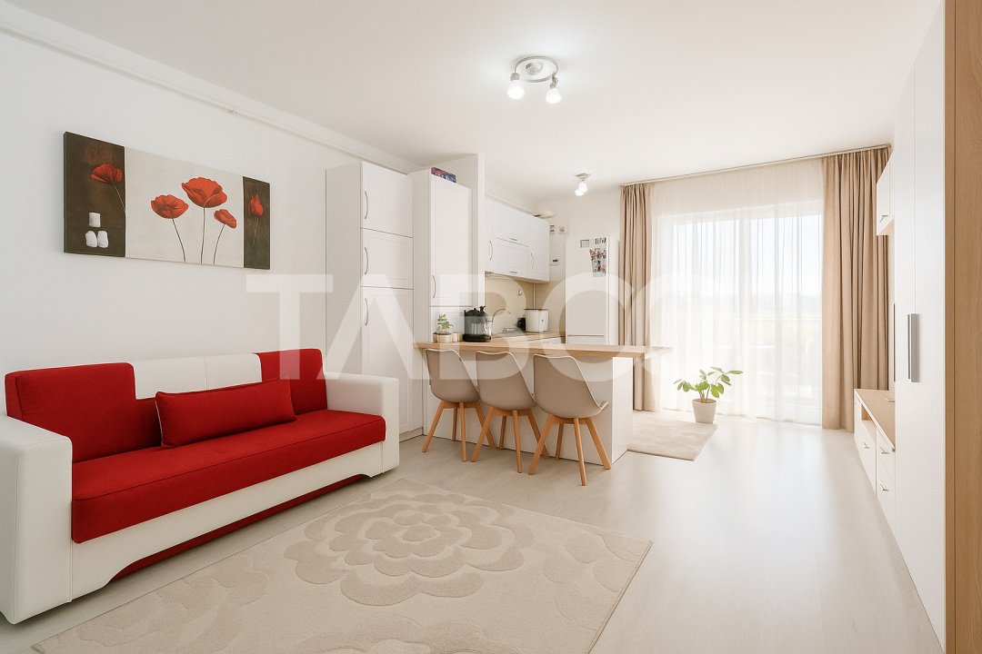 Apartament la etaj intermediar 2 camere balcon si parcare Magnolia in Sibiu - Calea Surii Mici