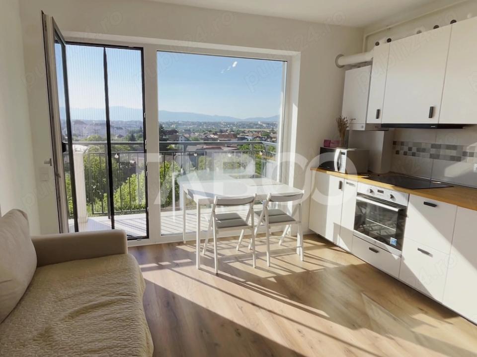 Apartament la prima inchiriere 2 camere balcon parcare si lift Sibiu