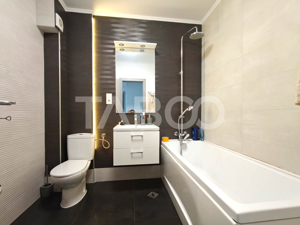 Apartament mobilat cu 3 camere 2 bai - 73 mp - pret pana la 1 August